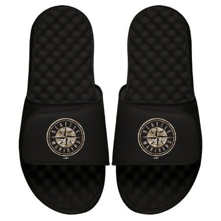 

Men s ISlide Black Seattle Mariners Camo Logo Slide Sandals