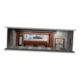 thumbnail image 3 of Vitrina de estacionamiento a escala 1:64, caja de almacenamiento para garaje de vehículos de fundición a presión para figuras de acción, minimuñecas y Tema de la parada de autobús, 3 of 8