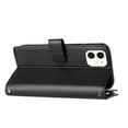 thumbnail image 3 of Funda con tapa estilo vintage para iPhone 12 Mini, ranura para múltiples tarjetas, protección total, estilo retro, material PU+TPU, 3 of 5