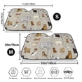 thumbnail image 3 of Kdxio Dog Animal Print Windshield Sun Shade,UV Rays and Sun Heat Protection,Sunshade for Car Windshield,Car Shade Front Windshield - Medium, 3 of 5