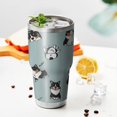 thumbnail image 3 of 30oz Black Corgi Tumblers Stainless Steel Tumbler with Lid and Straw,Vacuum Insulated Double Wall Travel Tumbler Cups Mug with Cleaning Brush for Coffee,Tea, 3 of 7