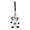 Strawberry Sweater, variant on Cute Panda Key chain, Soft Panda Keyring Backpack Accessories for Girls Women