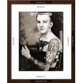 thumbnail image 3 of Portrait of Bob Shaw Showing of His Tattooed Sleeves by Bert Grimm, C.1942, Framed Art Print Wall Art Sold by Art.Com, 3 of 6