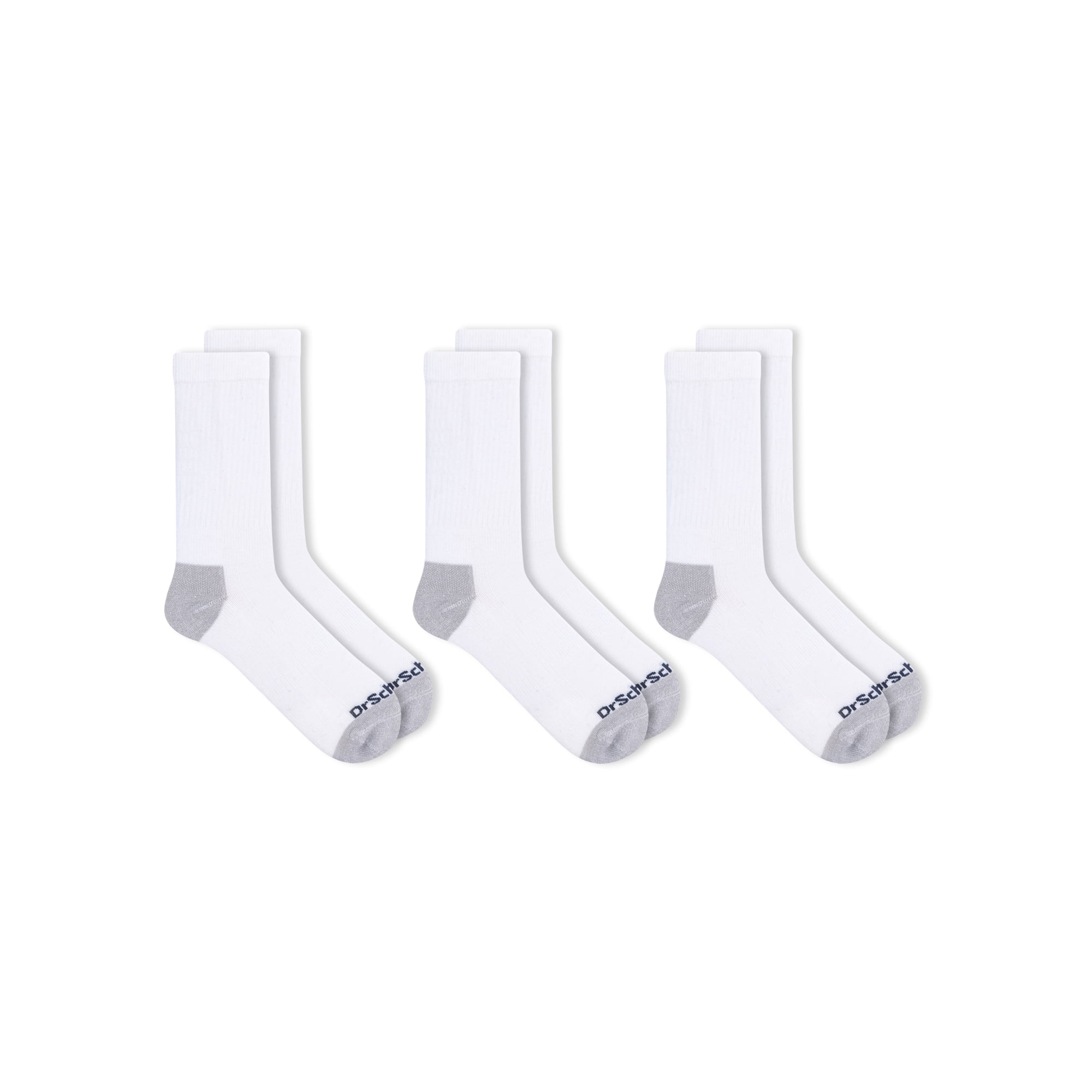 Dr Scholl's Work Compression Crew Socks, 3-Pack