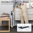thumbnail image 2 of Folding Step Stool, Step Stools with Handle for Elderly Adults, Metal Stepping Stool with Adjustable Handrail in Kitchen, Bathroom, Bedroom, 330 Lbs Capacity, 2 of 6