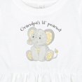 thumbnail image 4 of Inktastic Grandpa's Lil' Peanut Polka Dot Elephant Girls Baby Dress, 4 of 5