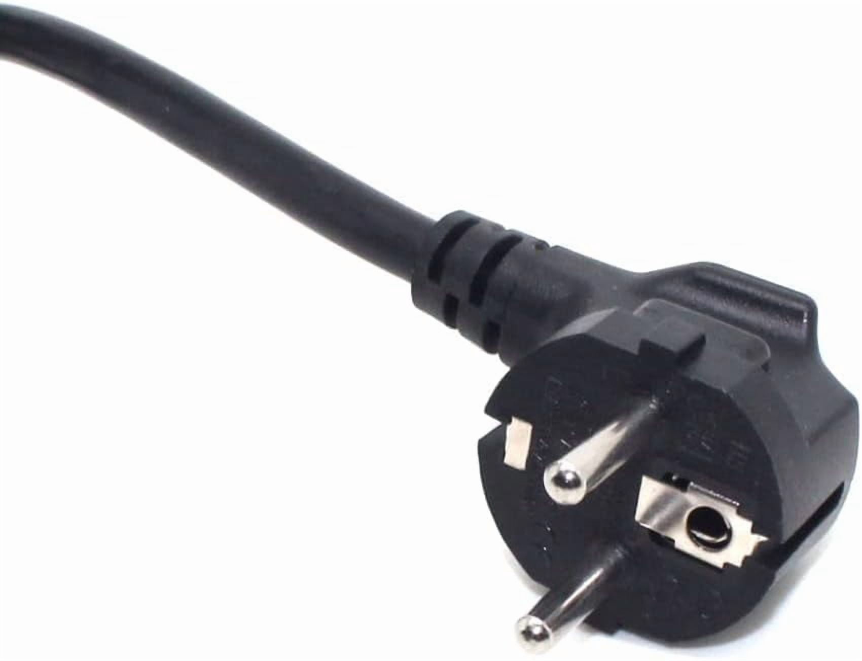 EU to SAF-D-Grid T-Latch Power Cord, SAF-D-Grid T-Latch Plug to EU Euro CEE7/7 Power Cable SJT 16AWG,10ft/3m (CEE7/7 to Saf-D-Grid)
