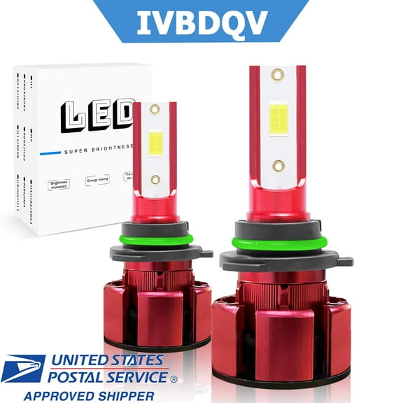 IVBDQV 9006 LED Headlight Bulbs Low Beam 6000K for Dodge Charger 2006-2009
