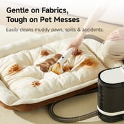 uwant Portable Carpet Cleaner Machine,18Kpa Powerful Suction for Pet Stains with Cleaning Tools&Solution Set of Self-Cleaning,Upholstery Cleaner for Car, Rug, Spot,Furniture