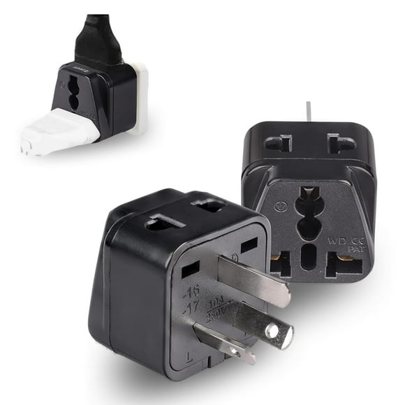 Adaptador de corriente OREI USA a Australia - Adaptador de enchufe tipo I compatible con Australia Nueva Zelanda y China - Adaptador de enchufe 2 en 1 para Australia - Certificado CE - Cumple con RoHS