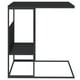 thumbnail image 2 of Mesa auxiliar VidaXL Elegante madera de ingeniería con diseño en C, color negro, 2 of 5