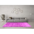 thumbnail image 3 of Ahgly Company Indoor Square Persian Pink Traditional Area Rugs, 4' Square, 3 of 4