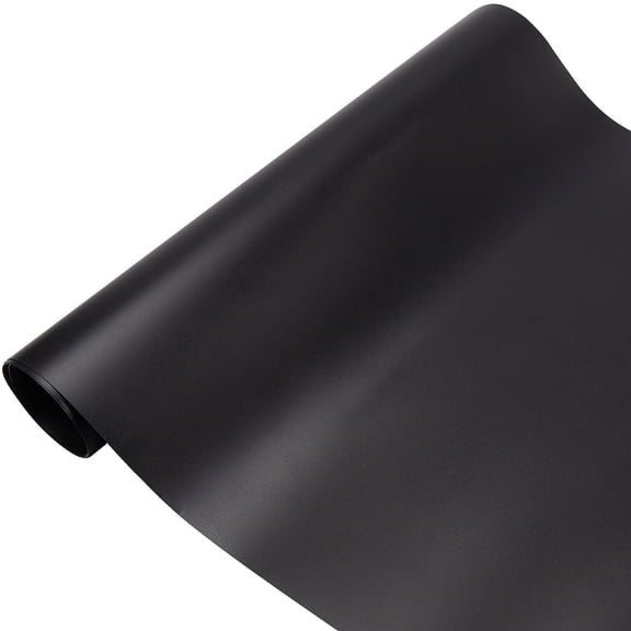 1sheet PVC Waterproof Scrapbook Paper Pad for DIY Album Scrapbook Greeting Card Background Paper Black 1200x400x0.5mm