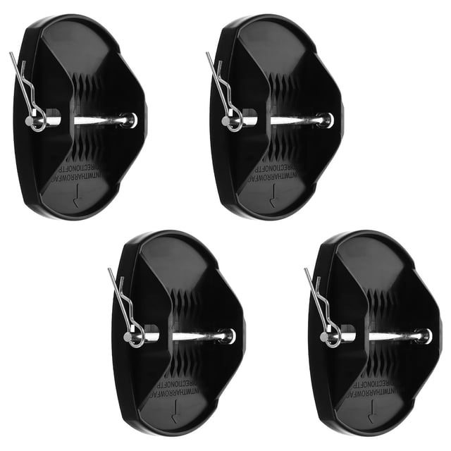 CTIRCHIU 4 Pcs Coussinets de Pied de Cric de Remorque pour Stabilisation Rv 7.1x5.5x2in