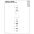 thumbnail image 3 of Kingston Brass KDH8500MB 2-Function Stream Flow and Full-Spray Pull-Down Sprayer in Matte Black, 3 of 4