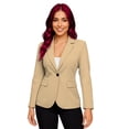 thumbnail image 1 of Saco clásico de Mujer Elegancia y Estilo Champange Chica, 1 of 3