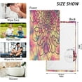 thumbnail image 2 of GZHJMY Mandala Print Pure Cotton Hand Towels for Bath Decorative Guest Towels Fingertip Towels for Bathroom Spa Gym, 2-Piece, 16 x 28 inches（86）, 2 of 7