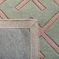 thumbnail image 6 of SAFAVIEH Chatham Ian Geometric Wool Area Rug, Green, 4' x 6', 6 of 10
