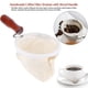 thumbnail image 3 of Filtro De Café De Tela De Franela Reutilizable Hecho A Mano Con De Para Entusiastas Del Café Con Goteo Manual, 3 of 7