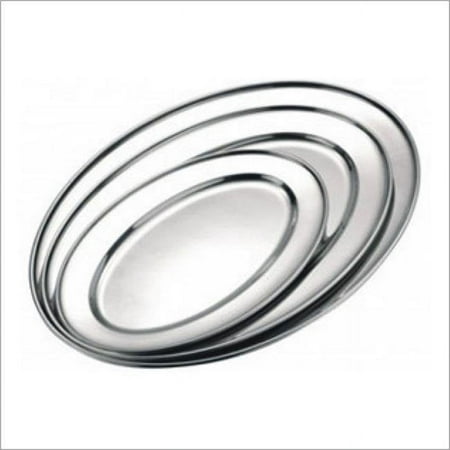 

10 in. Stainless Steel Oval Tray