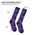 thumbnail image 4 of Pofeuu Astronaut Print Compression Socks for Women & Men Circulation - Best Support for Nurses,Running,Athletic,Sports, 4 of 7