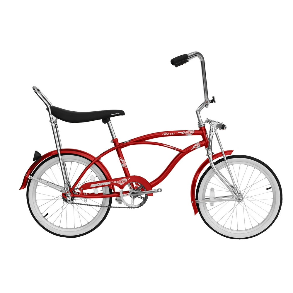 Wonder Wheels 20 In. Beach Cruiser Lowrider Coaster Brake Single Speed ...