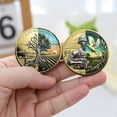 thumbnail image 2 of Rirozkan Commemorative Coin, Gold Plated Peace Memorial Challenge Coin, Collectible Medallion, Gift for History Buff, Pocket Token for War Veteran, Patriotic Souvenir Keepsake, 2 of 8