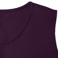 thumbnail image 4 of VEKDONE Womens Plus Size Linen Dress Sleeveless Crewneck Tunic Dresses with Pockets Solid Color Loose Fit A-Line Dress Fashion Clothes Purple XXXXXL, 4 of 7