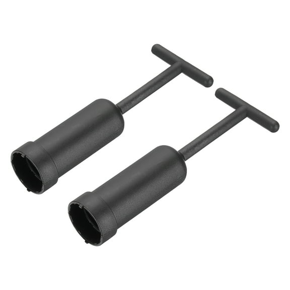 Uxcell G9 Socket Ring Removal Tool, 2Pcs Light Replacing Accessories, 123mm Black