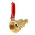 thumbnail image 5 of Thinsony Various Type Ball Valve Threaded Brass Valve Ball 20mm 8mm Red 1Set, 5 of 5