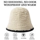 thumbnail image 2 of Desiderio Sombrero Cloche de lana cálido Sombreros de cubo de invierno sólidos, 2 of 5