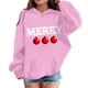 thumbnail image 1 of Sudadera con capucha para niñas y niños, sudadera de manga larga con cuello redondo y estampado de moda, jersey con bolsillo, sudadera de poliéster para niñas, 1 of 8