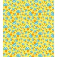 thumbnail image 3 of Mushroom Duvet Cover Set, Woodland Cartoon Blue Mushrooms in Drawing on Yellow Background, Decorative 3 Piece Bedding Set with 2 Pillow Shams, King Size, Yellow Multicolor, by Ambesonne, 3 of 3