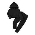 thumbnail image 3 of Angala 2 Piece Outfits For Girls Long Sleeve Hoodie Sweatshirt With Jogger Set Girls Autumn Daily Wear Clothes, 3 of 7