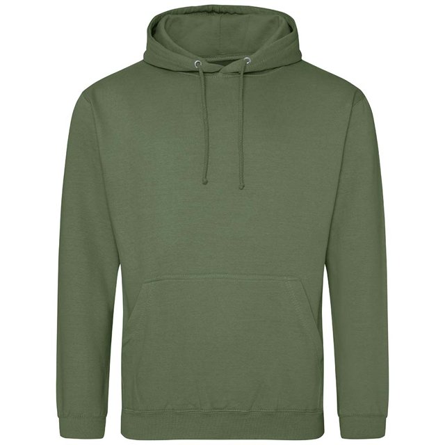 Awdis - Sudadera College para Adultos Unisex (Verde Terroso)