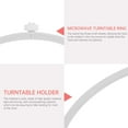 thumbnail image 4 of 5 PCS Microwave Turntable Ring, Microwave Wheel Ring Replacement Turntable Holder for Microwave Kitchen (height: 14mm), 4 of 8