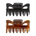 thumbnail image 1 of Pinzas para cabello Equate mediana multicolor 2 piezas, 1 of 5
