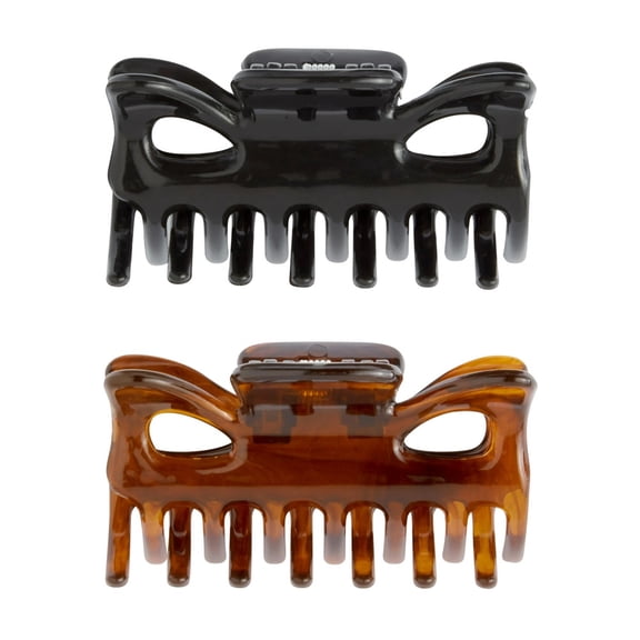 Pinzas para cabello Equate mediana multicolor 2 piezas