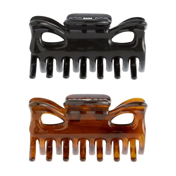 Pinzas para cabello Equate mediana multicolor 2 piezas