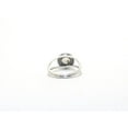 thumbnail image 3 of Heaven Crafts Round Rainbow Moonstone Ring Blue Fire Stone 925 Sterling Silver Cocktail Jewelry, 3 of 4