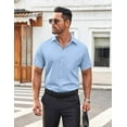 thumbnail image 4 of COOFANDY Short Sleeve Dress Shirt for Men Business Casual Button Down Shirt, 4 of 6