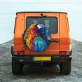 thumbnail image 6 of Easygdp Colorful Parrot Jungle Dream Wheel Cover,Spare Tire Cover,4-17in Spare Tire Cover Universal Fit for Trailer, Car, Truck, SUV, Jeep-15 inch, 6 of 6