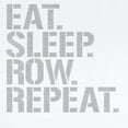 thumbnail image 2 of CafePress - Eat Sleep Row Repeat Body Suit - Long Sleeve Cotton Baby Bodysuit, 2 of 4