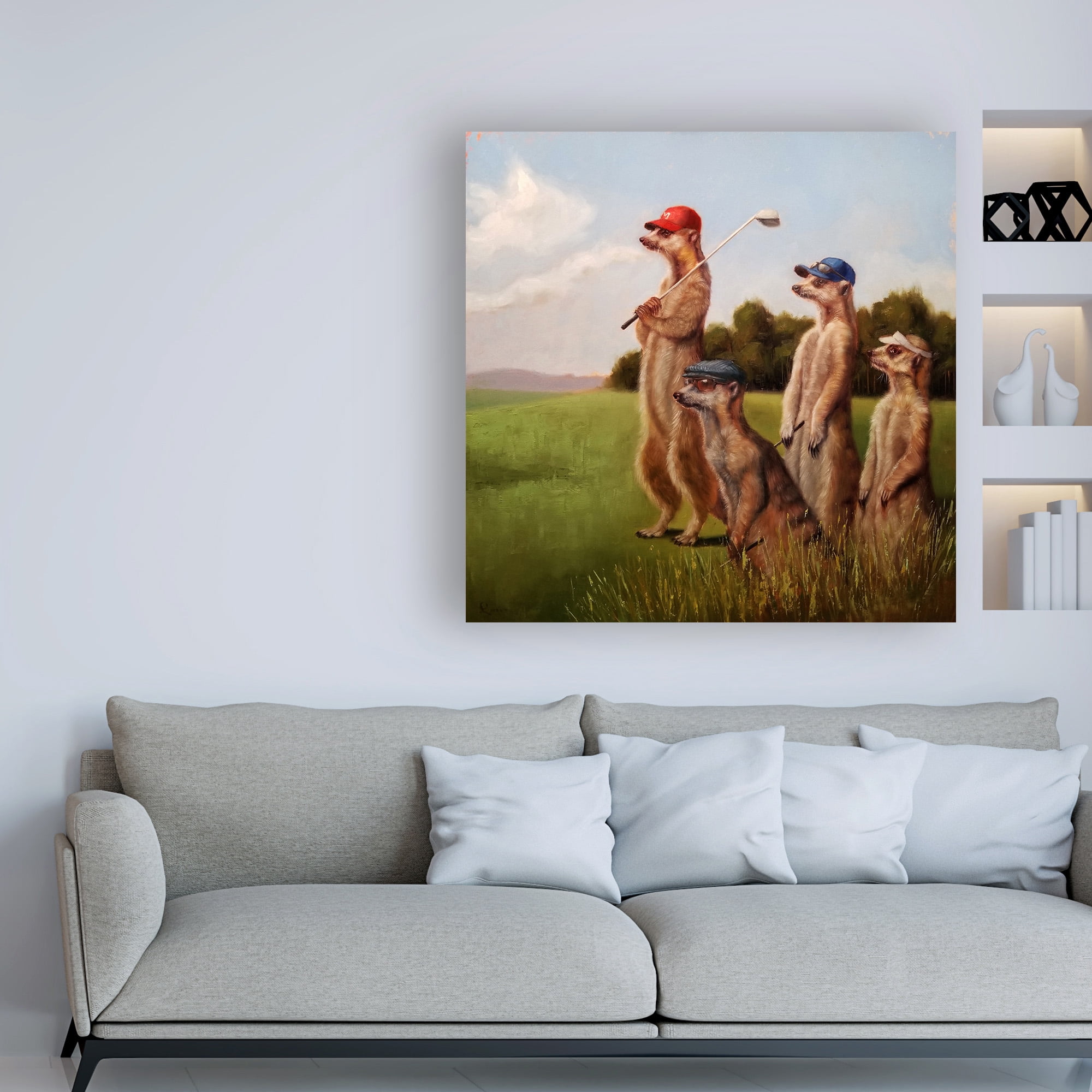 Trademark Fine Art 'Mens Day' Canvas Art by Lucia Hefferna