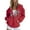 Red, variant on Aayomet Zip Up Sweatshirt Womens Zip Hoodie Letters Sweatshirt Jacket with Pockets Crewneck Sweatshirts Gray,S-L