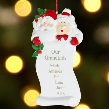 Personalized Grandparents Christmas Ornament