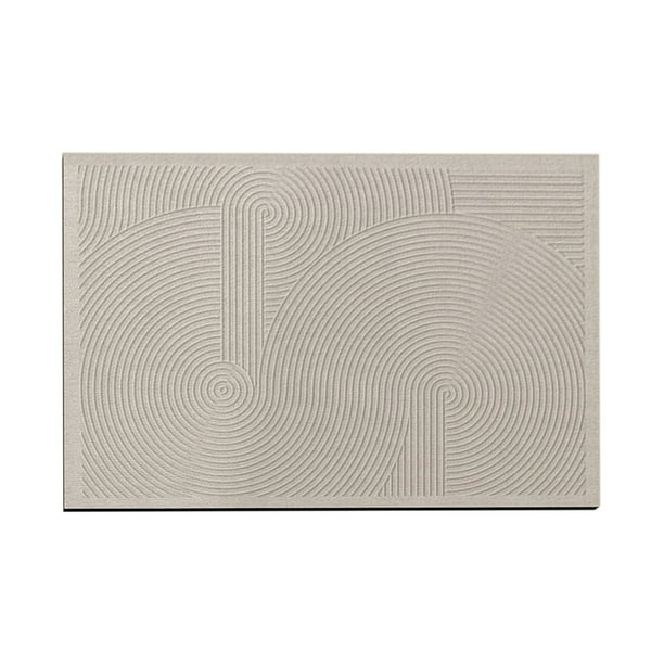 Alfombrillas de Ducha para Baño Lujoso Estilo Cremoso Diatomita Barro Alfombra de Baño --Secado Agua Absorbente Antideslizante Desgaste-Durabilidad Alfombra de Piso para Ducha Inodoros Inodoros para B