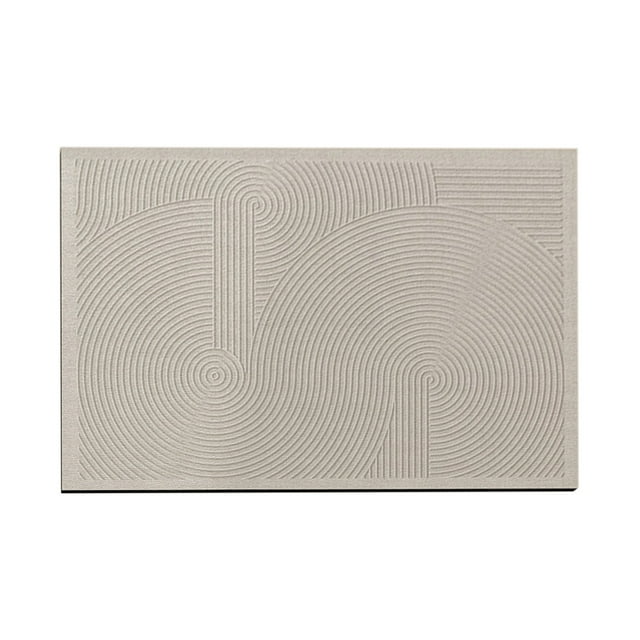 Diatomite Shower Mat For Bathroom – 40 cm x 60 cm Water Absorbent Non-Slip Floor Mat With Rubber Backing