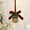 Gold, variant on YIKA Christmas Decorations Christmas Tree Bells Ornaments Red Velvet Bowknots Wrought Iron Bells Festive Ambiance Decoration Christmas Decorations Indoor Gold