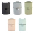 thumbnail image 4 of Travel Storage Case Ins Style Multi-Functional Makeup Pouch Handbag Cylinder Cosmetic Bag Toiletry Bag GREY, 4 of 8